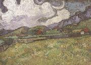 Wheat Field behind Saint-Paul Hospital (nn04) Vincent Van Gogh
